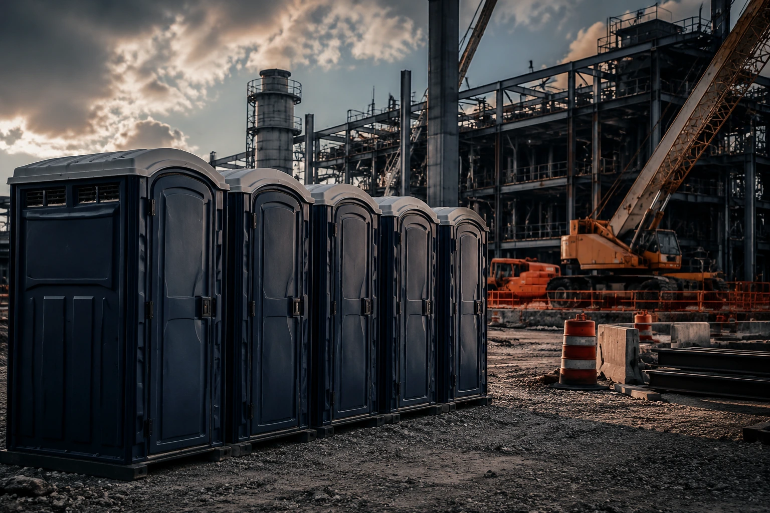 Portable restroom rental planning for Whitakers, NC